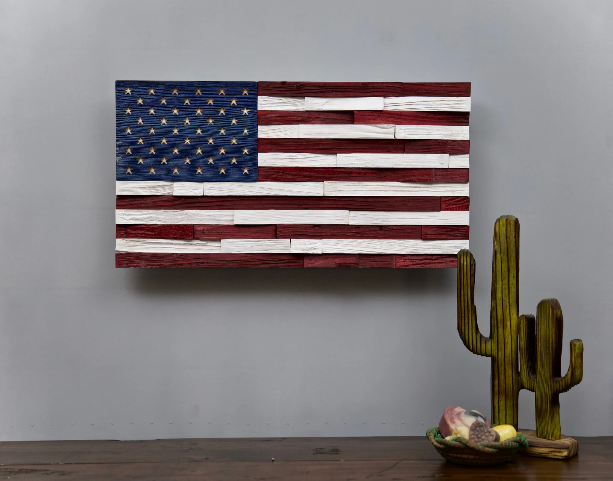 Split Wood Decorative Art - Liberté 0003 — Korzen Designs